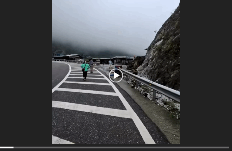 Video ngã từ đèo Đá Trắng