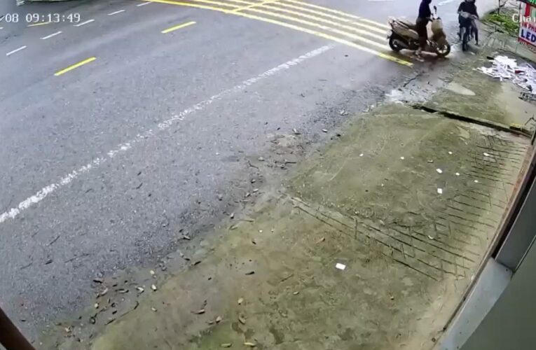 TNGT sáng nay tại dốc chợ Đại Đình – Tam Đảo